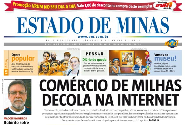 HotMilhas no Jornal Estado de Minas